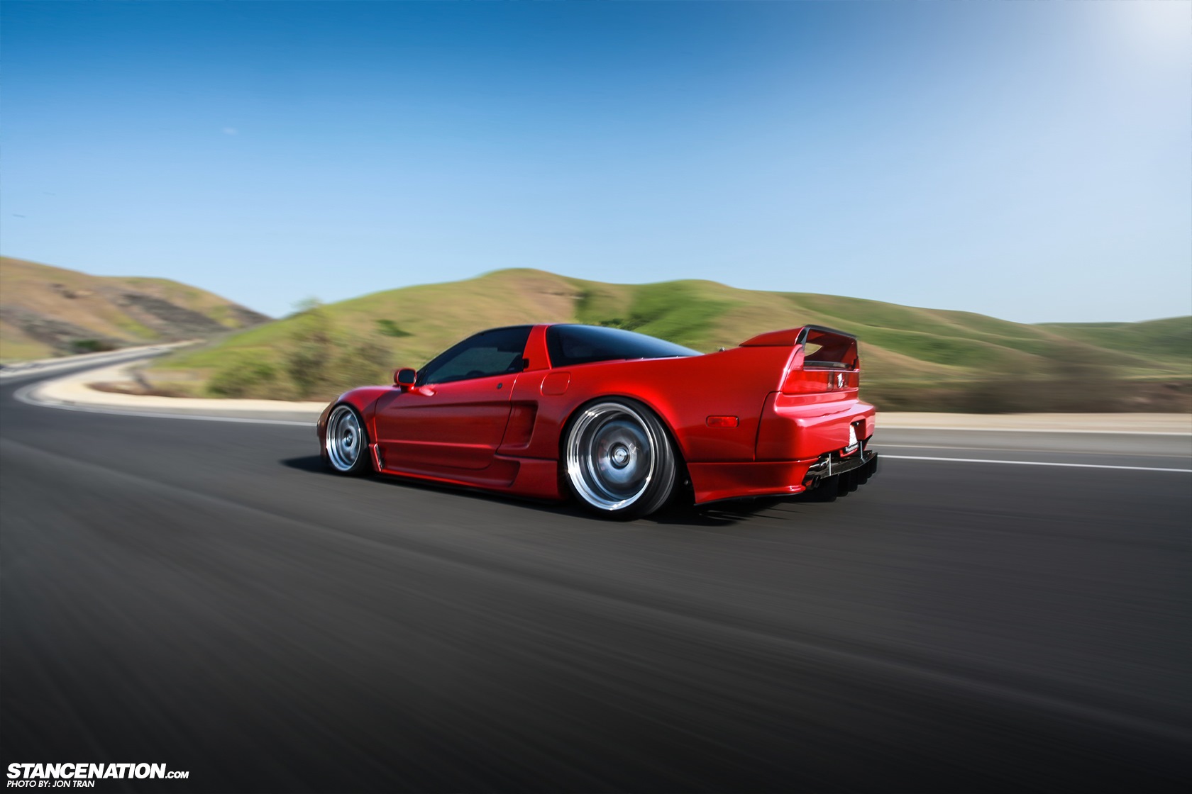 Acura NSX stance