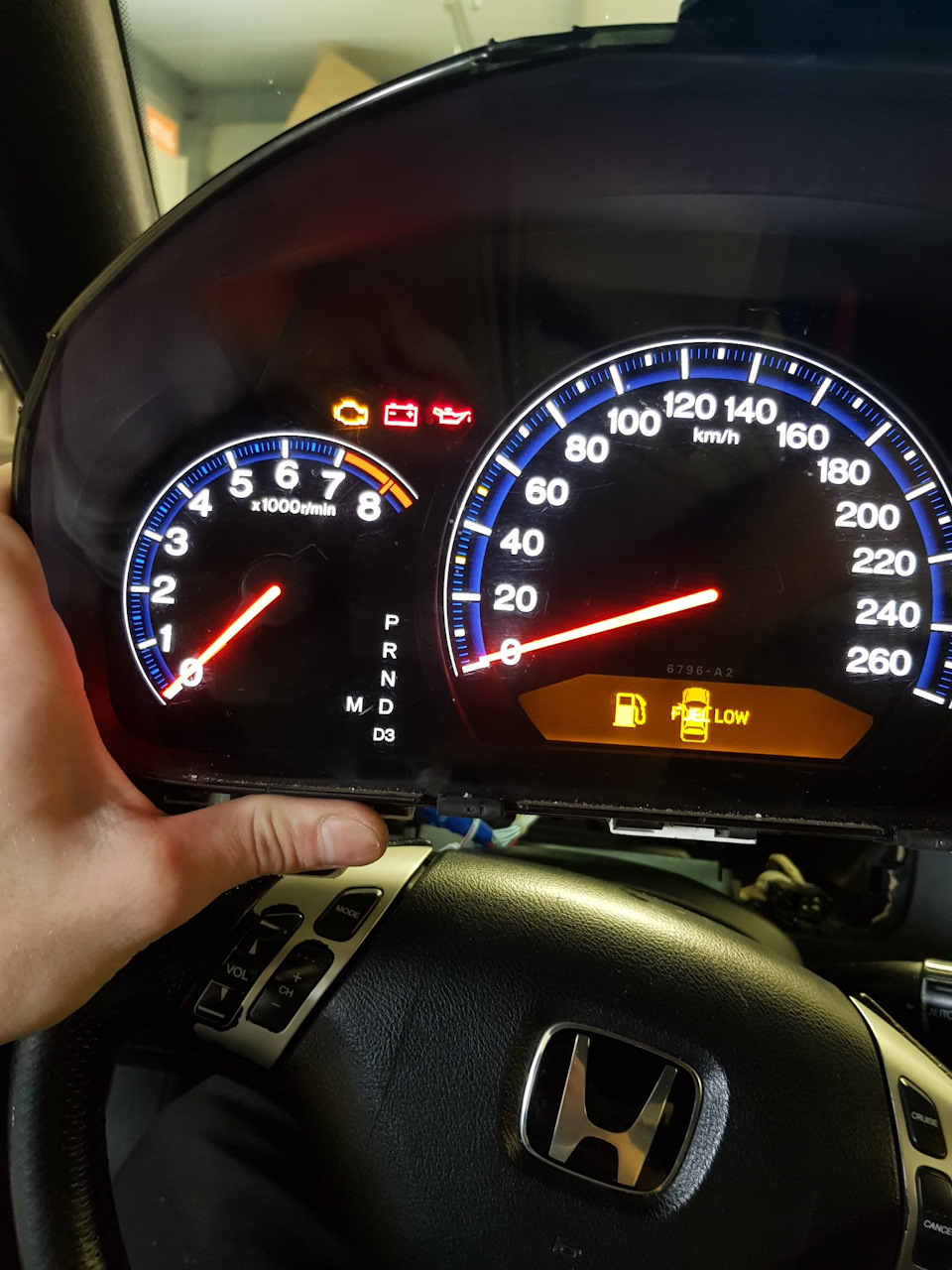 Не горит задний ход на приборке!( — Honda Accord (7G), 2,4 л, 2004 года ...