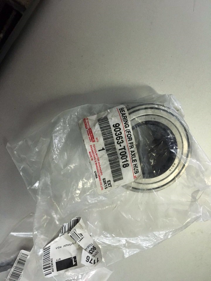 90363T0018 Подшипник передней ступицы Toyota Corolla NZE12# / Ardeo SV5 ...