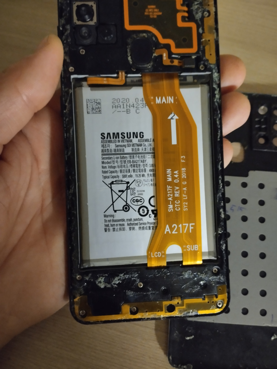 Замена платы на Samsung A21S (микрафон, гарнитура, зарядка) — DRIVE2