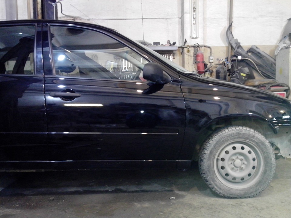 "Вот, новый поворот и мотор ревет" — Lada Калина хэтчбек, 2012 года ...