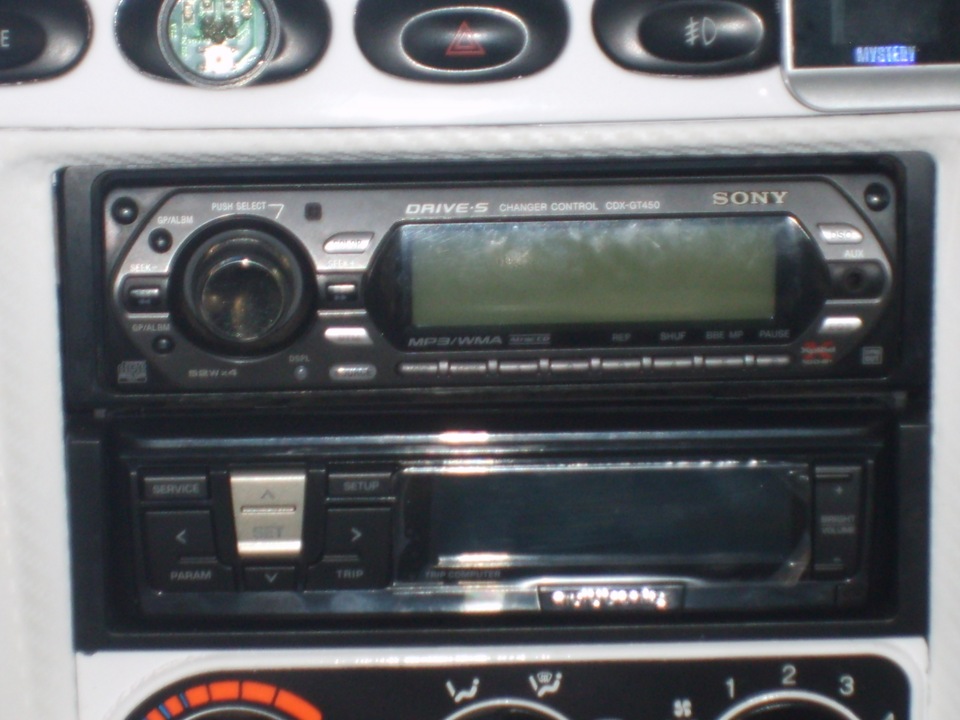 Установка бортового компьютера и автомагнитолы — Daewoo Leganza, 2,2 л ...