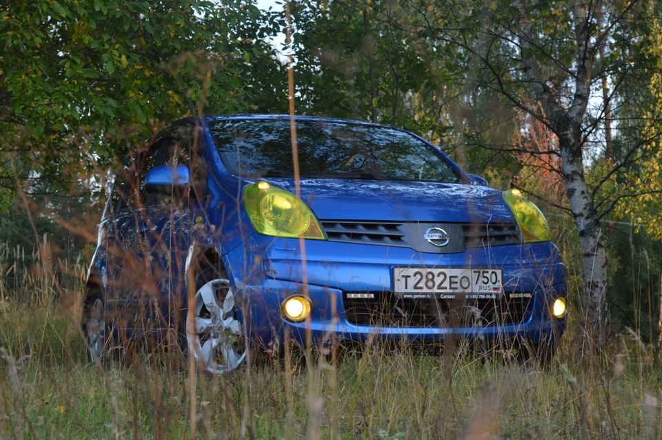 Фары пожелтели — Nissan Note (1G), 1,6 л, 2008 года | стайлинг | DRIVE2