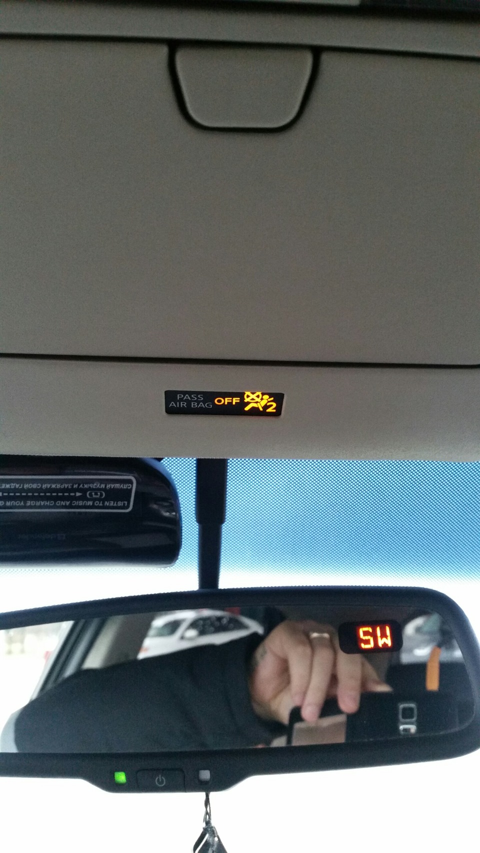 Pass air bag off — Infiniti FX (1G), 2007 года поломка DRIVE2