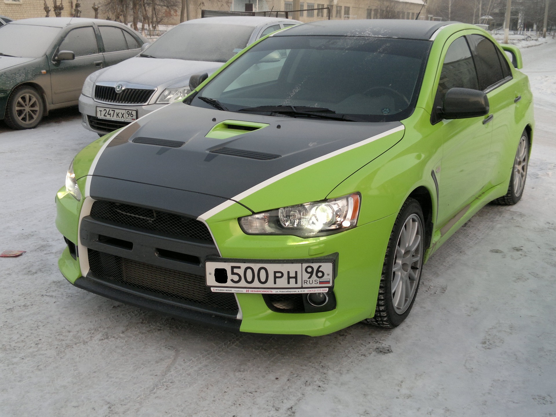 Номера — Mitsubishi Lancer Evolution X, 2 л, 2008 года | покупка машины |  DRIVE2