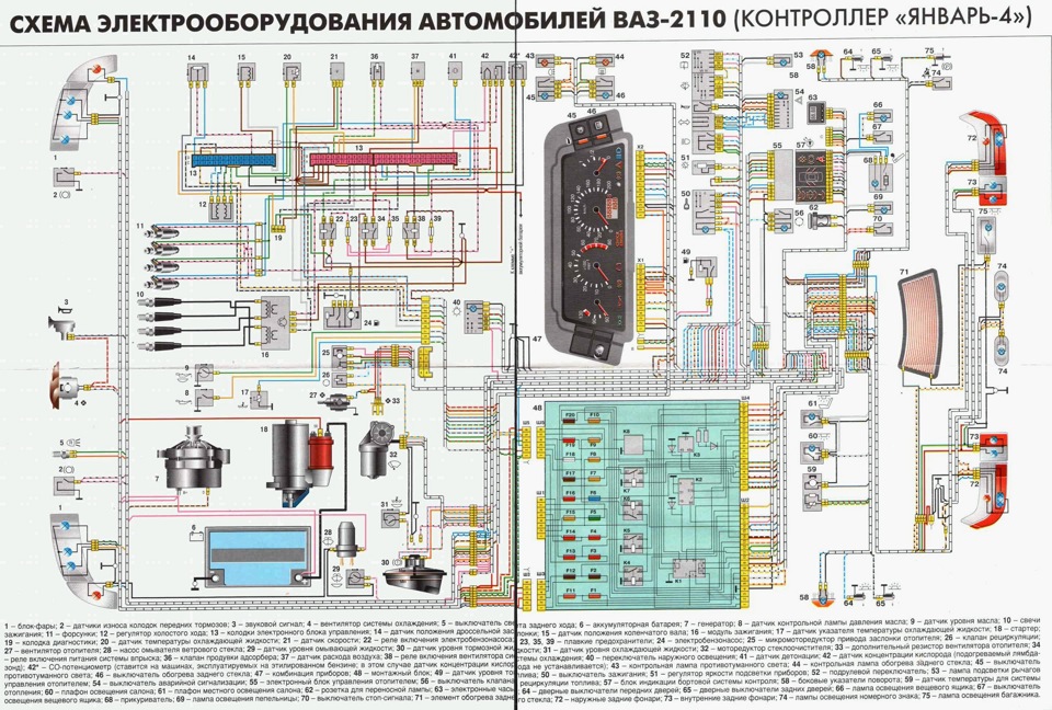 Проводка ваз 2110 фото