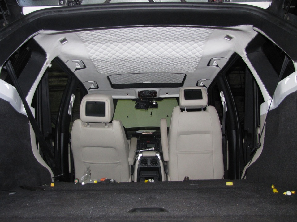 Как снять потолок range rover