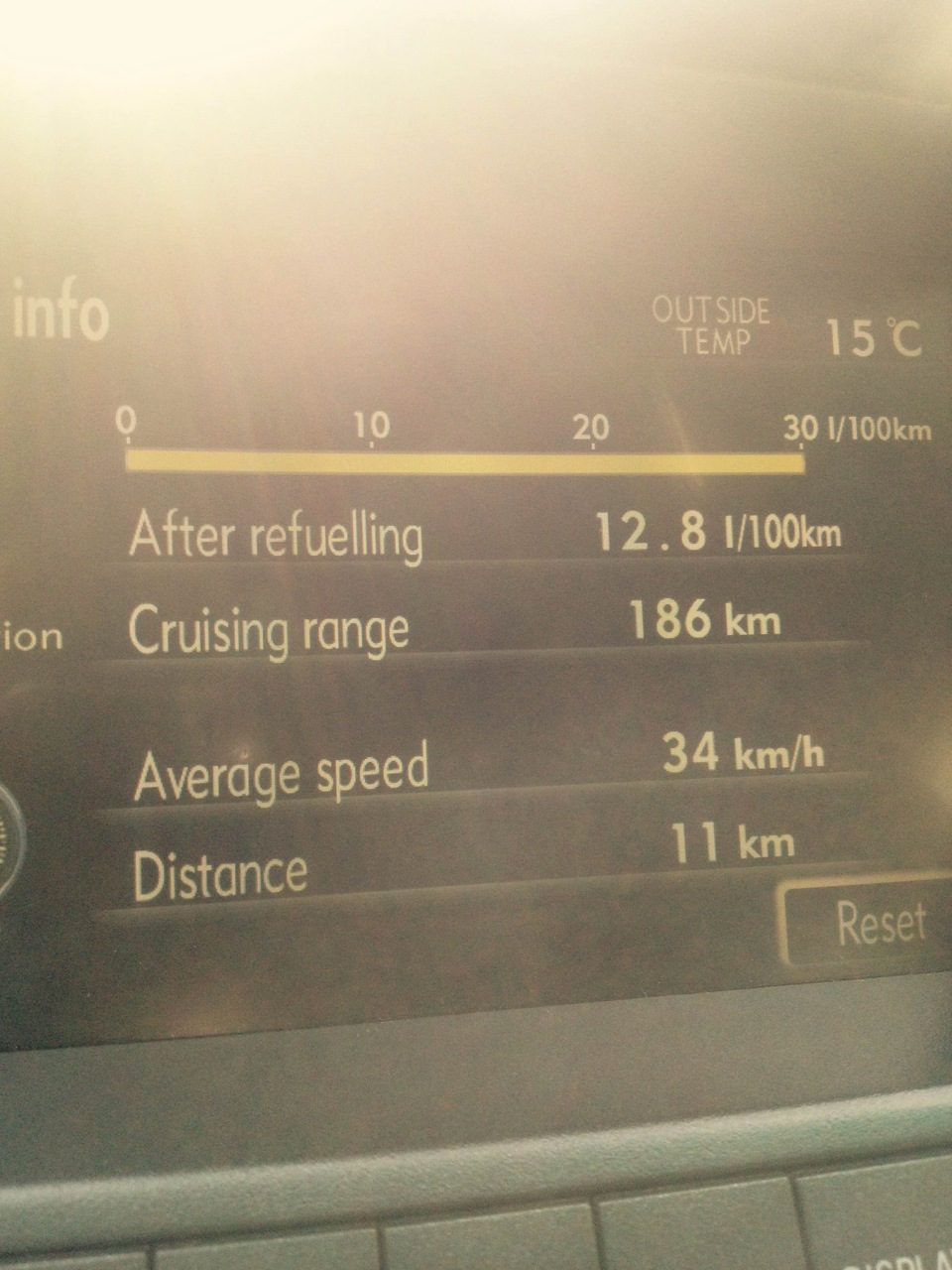 Photo from the logbook Lexus RX (2G)