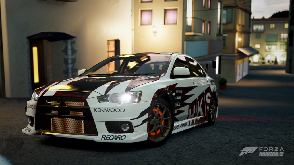 Mitsubishi Lancer Evolution x оклейка