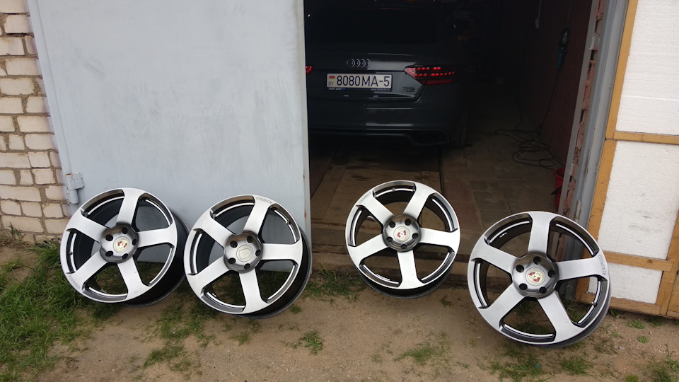 Купил 20-ки💪 — Audi Q7 (1G), 4,2 л, 2007 года | колёсные диски | DRIVE2