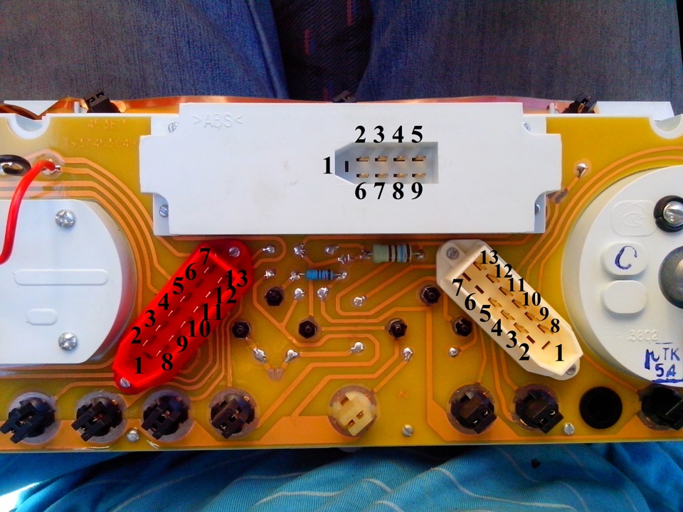 схема подключения тахометра ваз-2109