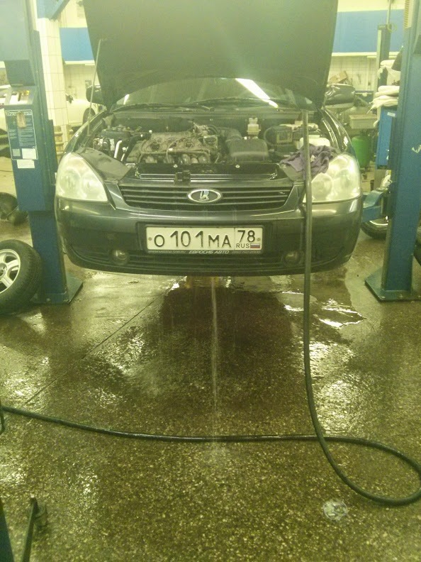 ТО 90 — Lada Приора универсал, 1,6 л, 2010 года | плановое ТО | DRIVE2