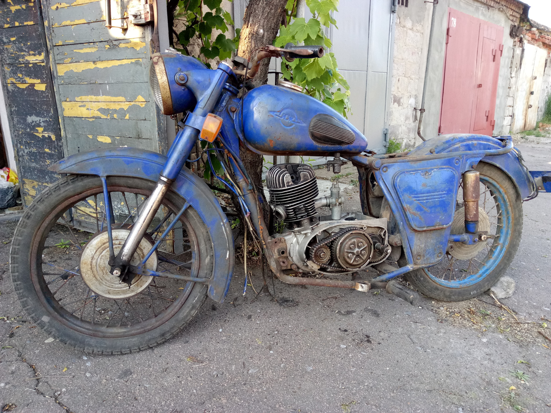 Реставрация мотоцикла иж 56