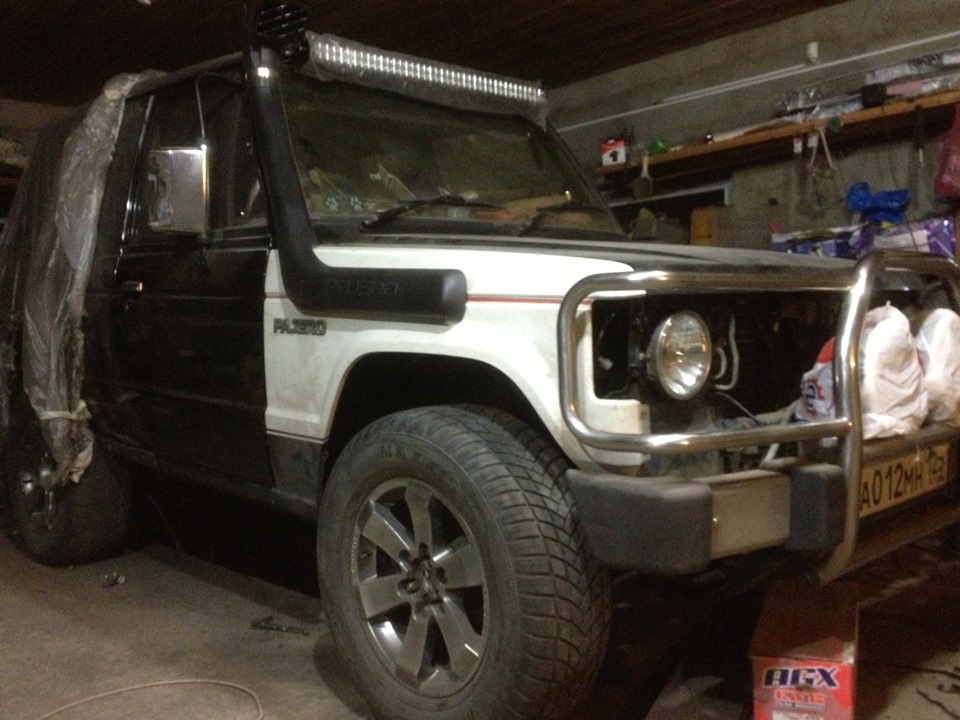 шноркель — Mitsubishi Pajero (1G), 3 л, 1989 года | аксессуары | DRIVE2