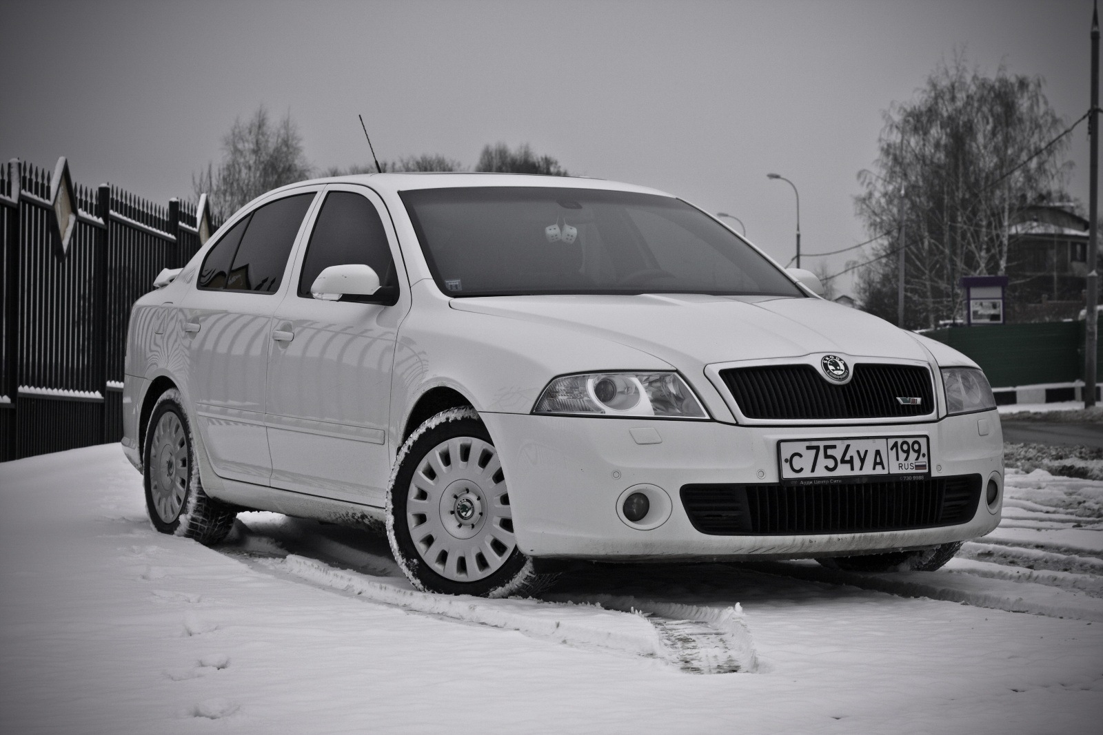 Белые медведи едят зефир в пургу — Skoda Octavia RS A5 Mk2, 2 л, 2007 года  | фотография | DRIVE2