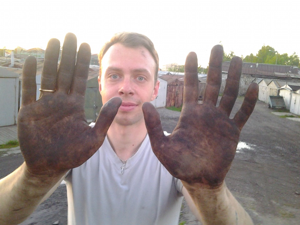 За 3 года заржавел тросик стояночного тормоза. — Daewoo Nexia (N150), 1 ...