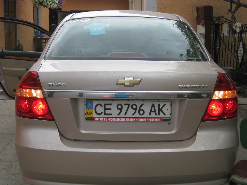 Задние фары) — Chevrolet Aveo Sedan (1G), 1,6 л, 2008 года | стайлинг ...