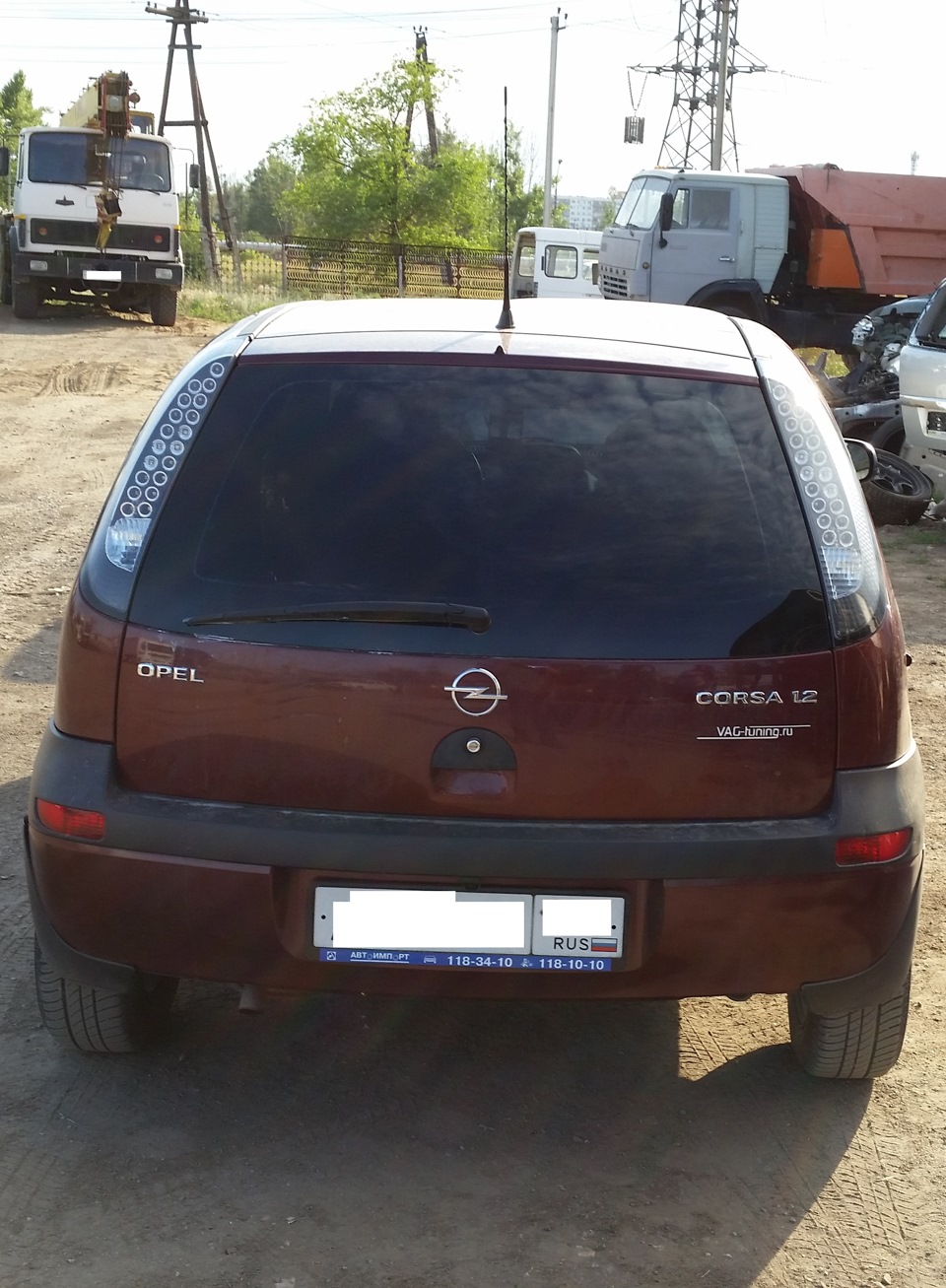 Волжский.Тонировка — Opel Corsa C, 1,2 л, 2002 года | стайлинг | DRIVE2