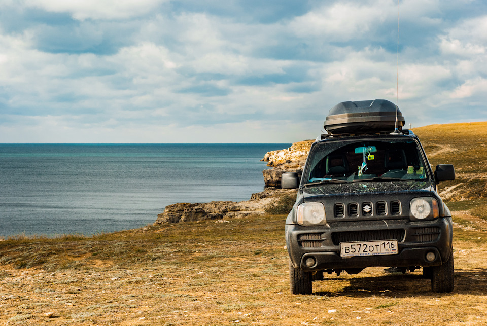 Самый западный Крым — мыс Тарханкут — Suzuki Jimny (1G)