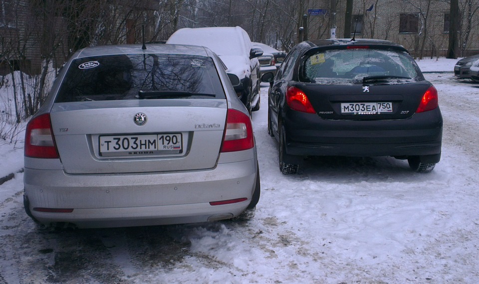 Еще один 303-й — Skoda Octavia A5 Mk2, 1,8 л, 2011 года | стайлинг | DRIVE2