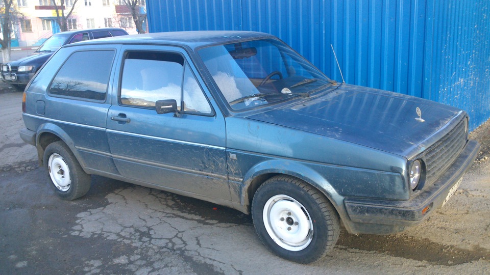 Поэтапно о наступлении зимы — Volkswagen Golf Mk2, 1,6 л, 1985 года ...