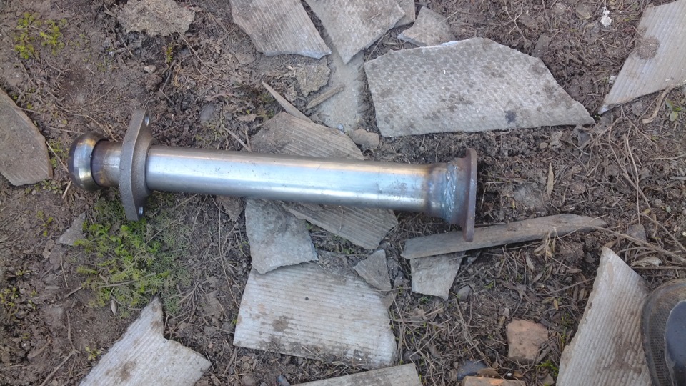 Вставка вместо катализатора — Lada 2115, 1,6 л, 2007 года | запчасти ...