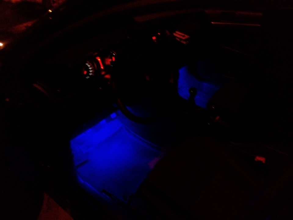 Подсветка ног в салоне + богажник .Добавил видос… — Mitsubishi Lancer X ...