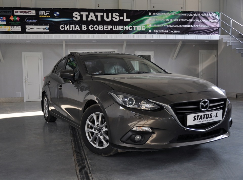Чип тюнинг Mazda 3 skyactiv 1.5 AT 120hp 2014 года — STATUS-L Казань на ...