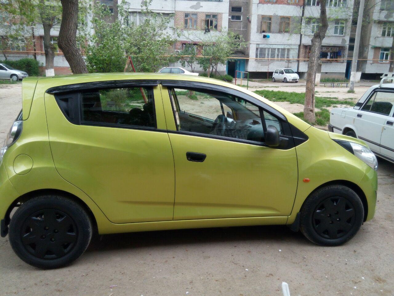 колпаки в черный — Chevrolet Spark (M300), 1 л, 2011 года | колёсные диски  | DRIVE2