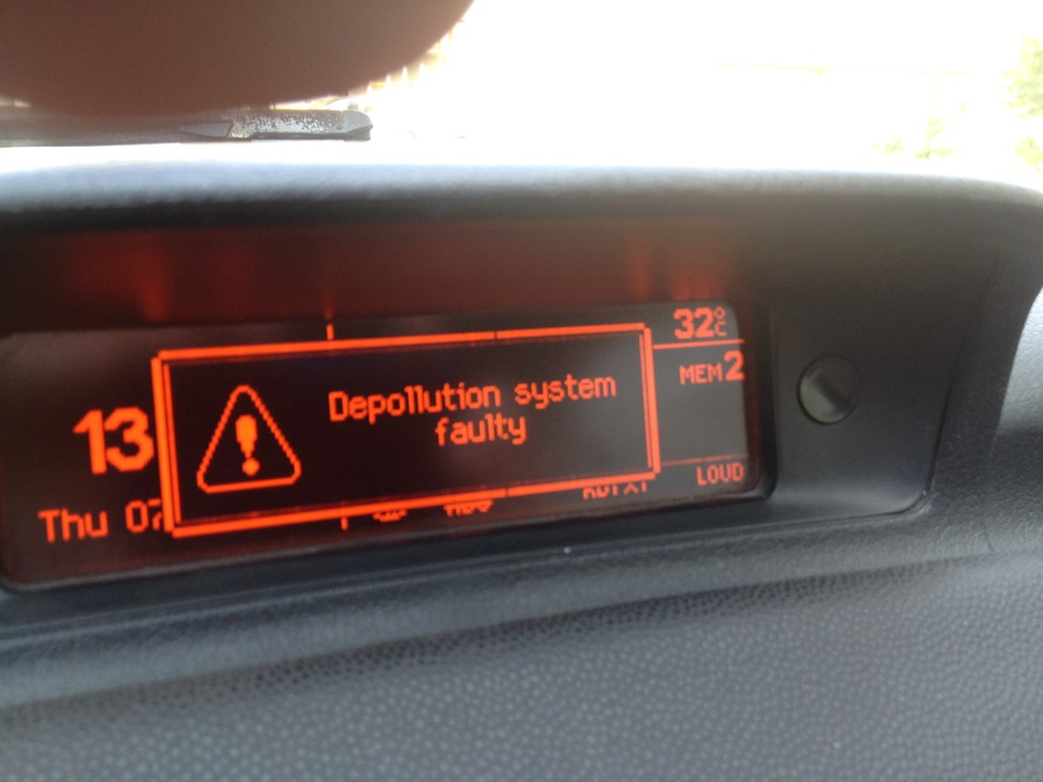 Depollution System Faulty Ура — Я Так Ждал. — Peugeot 307 Cc, 2.0 Л., 2005 Года На Drive2