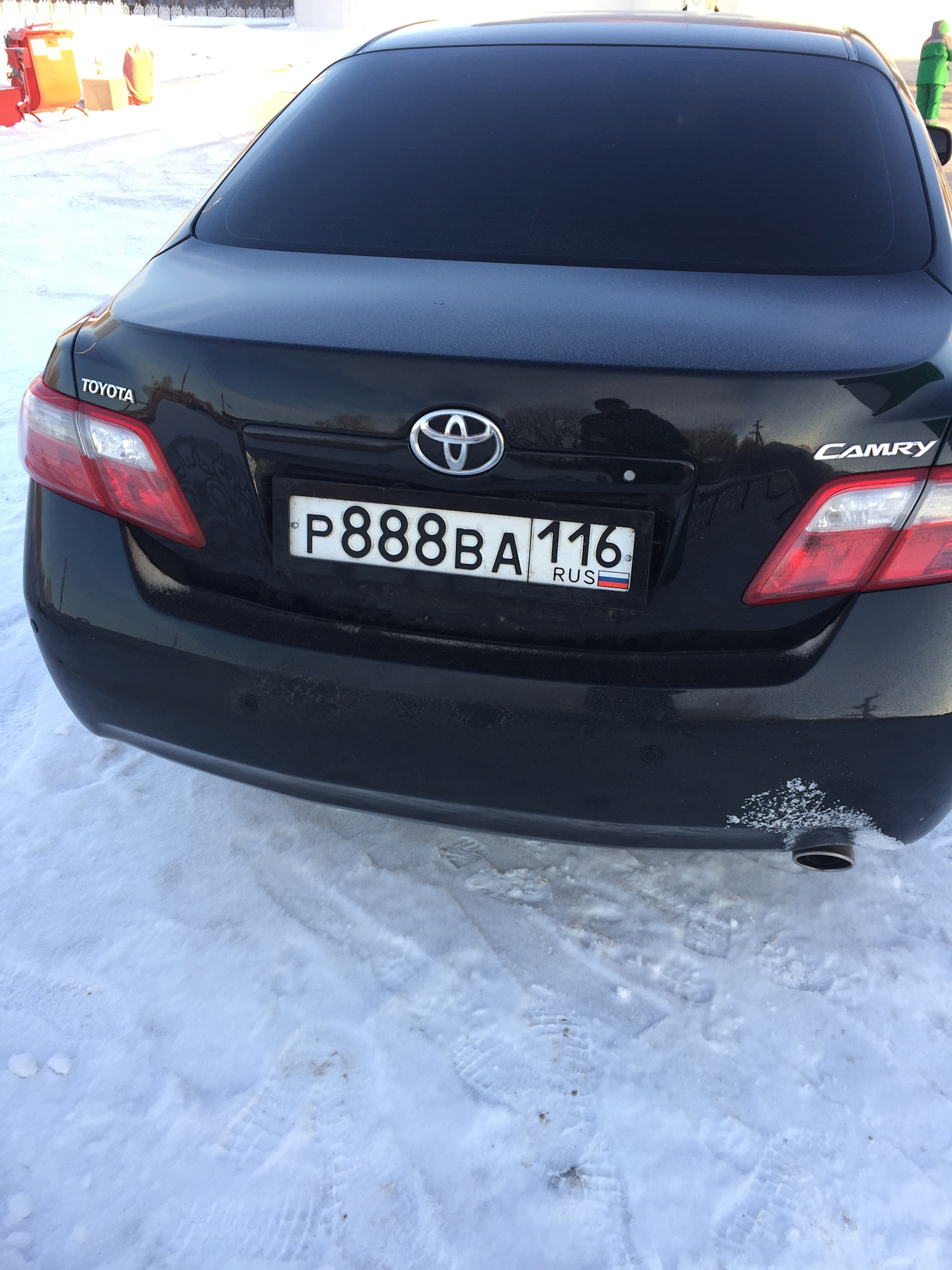 Рамки на номера (типо шторки) — Toyota Camry (XV40), 2,4 л, 2008 года |  аксессуары | DRIVE2