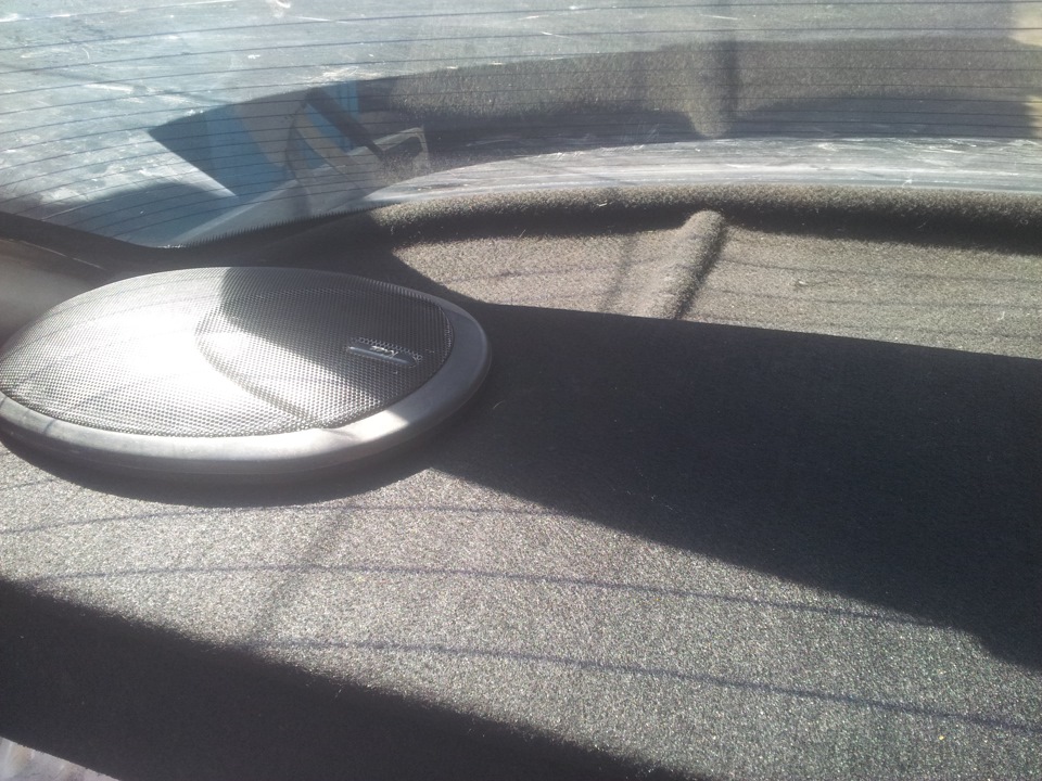 овалы в заднюю полку. — Audi 80 (B3), 1,8 л, 1988 года | автозвук | DRIVE2