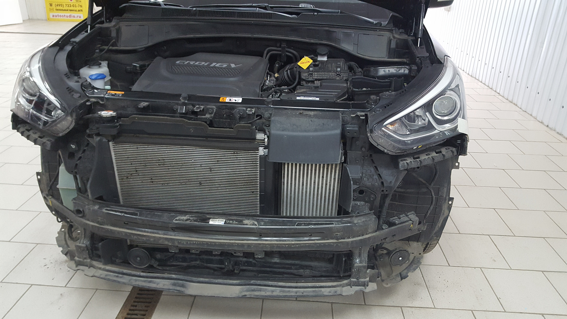 Как снять бампер хендай ix35