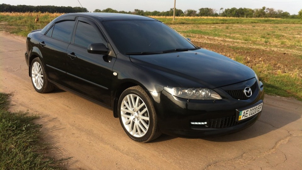 Фото mazda 6 2007 год черный цвет