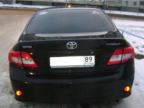 Xenon in reverse - Toyota Corolla 16 L 2008