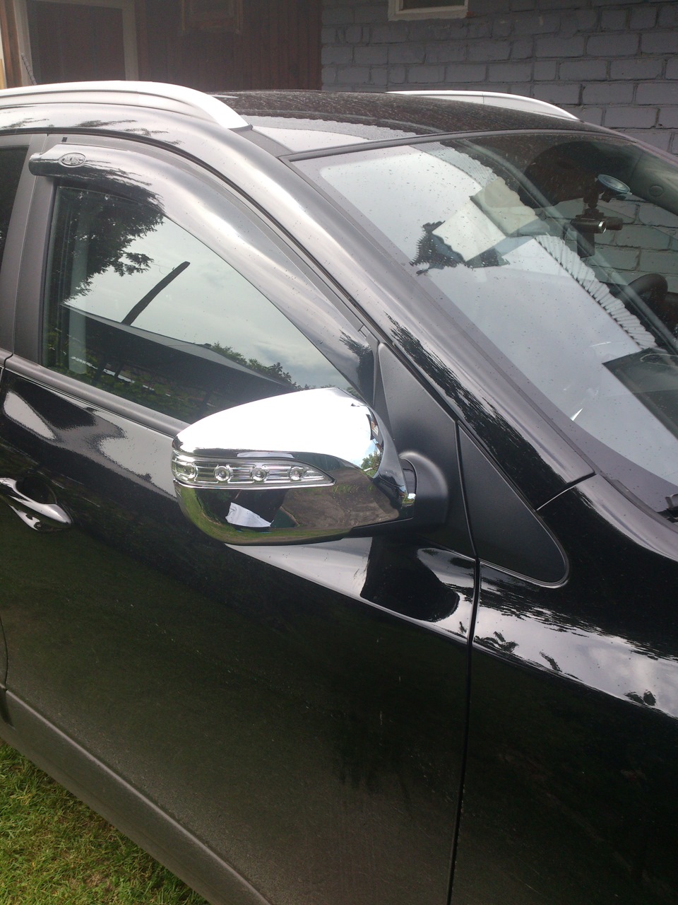 накладки на зеркала — Hyundai ix35, 2 л, 2012 года | тюнинг | DRIVE2