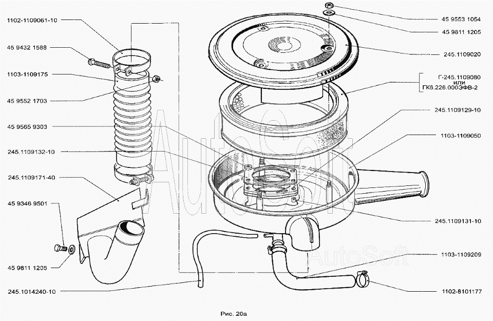 Подскажите Тавроводы. Забор воздуха. — ЗАЗ 1102, 1,1 л, 1995 года ...
