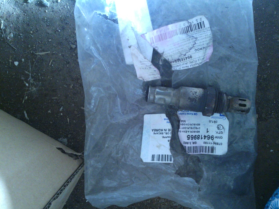 замена датчика кислорода — Chevrolet Lacetti Sedan, 1,6 л, 2007 года ...