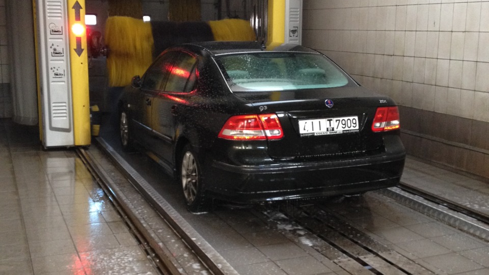 Стекло левого бокового зеркала. — Saab 9-3 (2G), 2 л, 2003 года ...