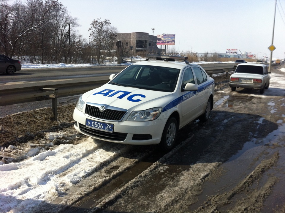 Тонированная Шкода Октавия ДПС