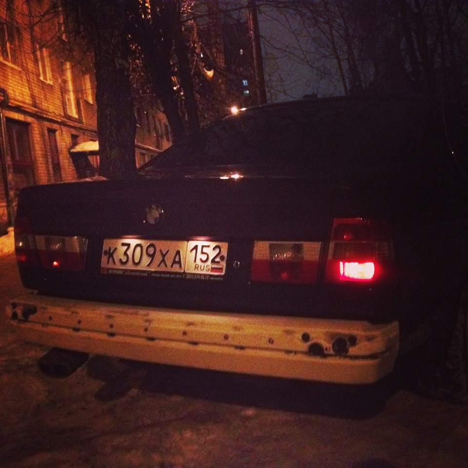 Кастом выхлоп)) Часть 1__ — BMW 5 series (E34), 2 л, 1991 года ...