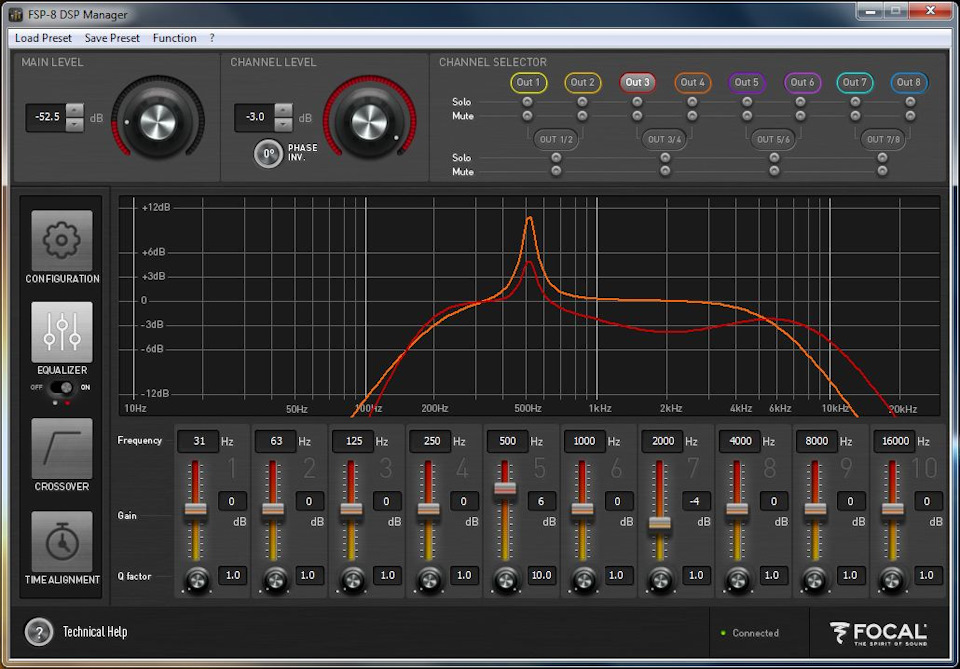 Процессор звука. Мониторы звук. DSP Audio Processor готовый пресет. Эквалайзер колонок Focal.