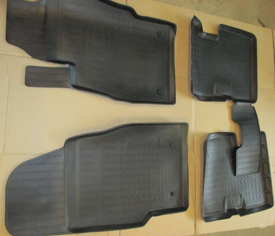 Коврики салона — Opel Corsa D, 1,2 л, 2012 года | аксессуары | DRIVE2