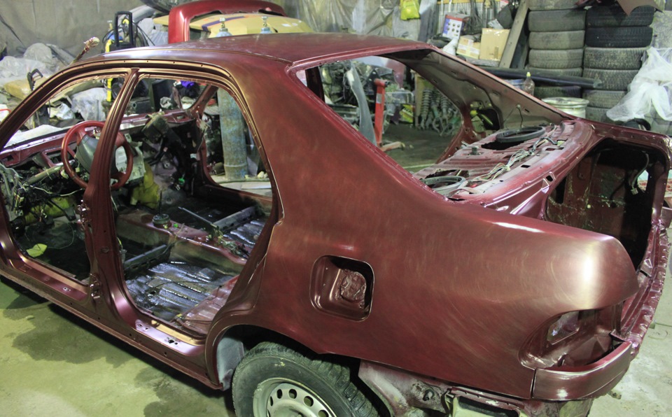 Поготовка кузова к окраске, окраска кузова и элементов. — Honda Civic ...