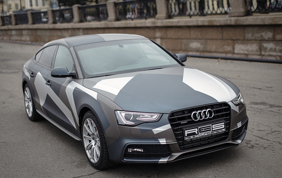 Audi a7 камуфляж