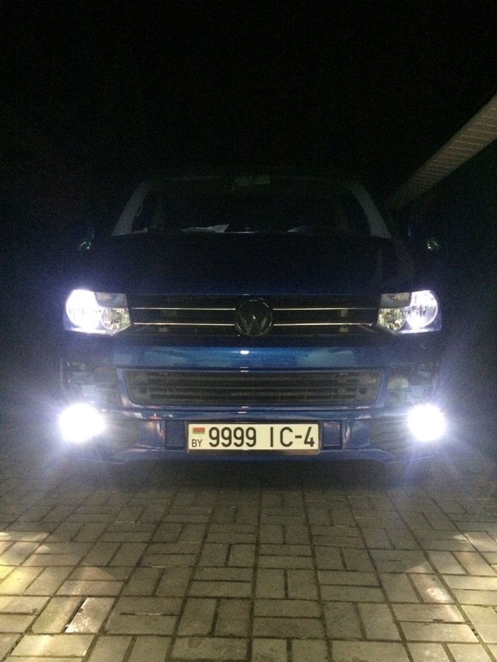 Установка морды. Рестайлинг — Volkswagen Caravelle (T5), 1,9 л, 2004 ...