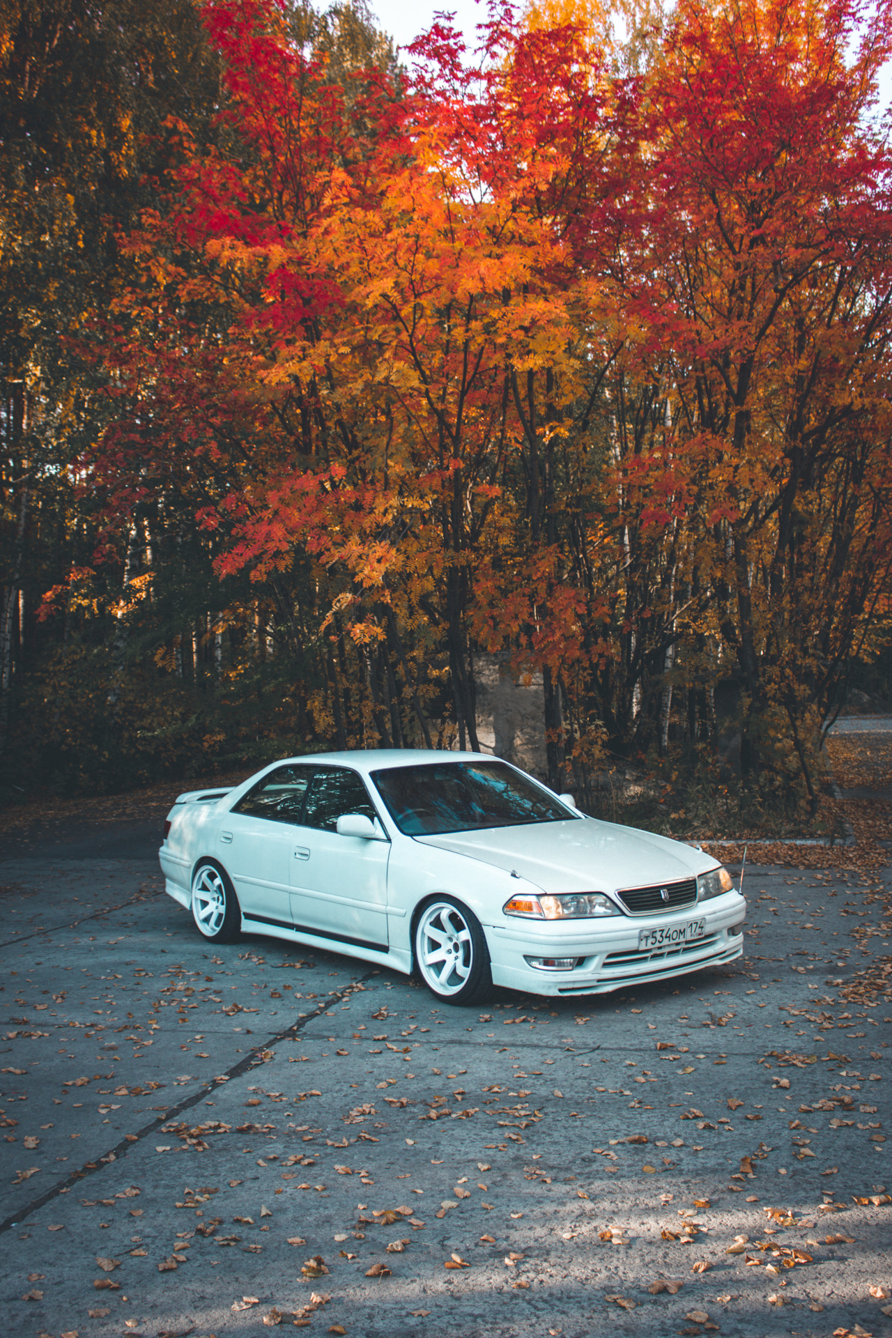 Осенние фото — Toyota Mark II (100), 2,5 л, 1997 года | фотография | DRIVE2