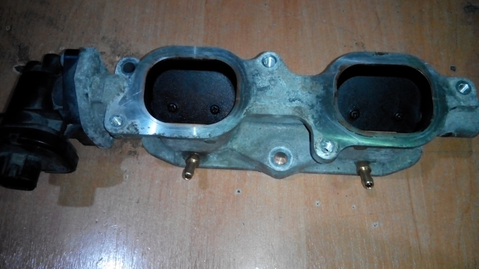 врезка в коллектор для подключения газ форсунок FB25. — Subaru Forester ...