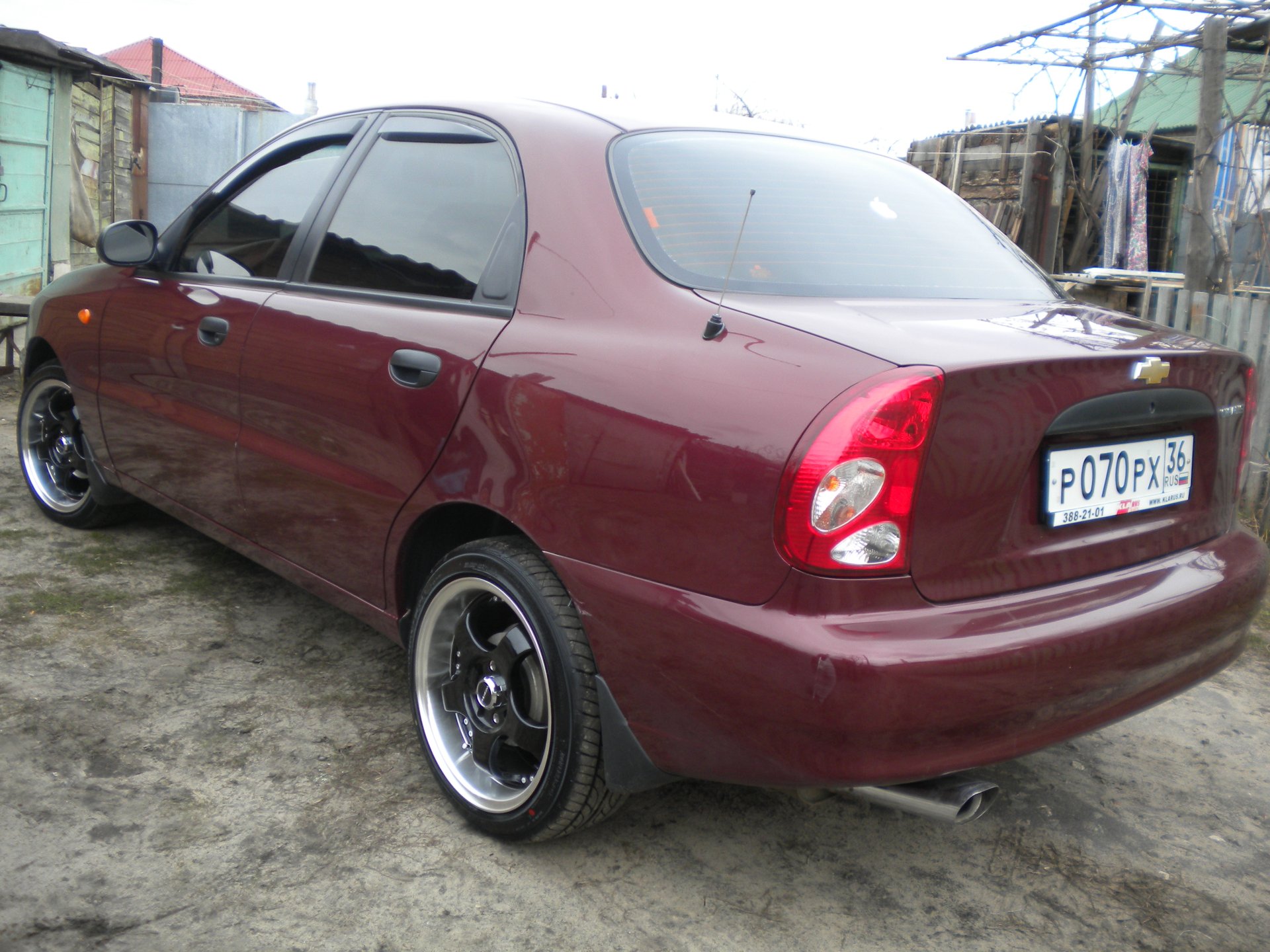 Диски на машине. Фото. — Chevrolet Lanos, 1,5 л, 2006 года | колёсные диски  | DRIVE2