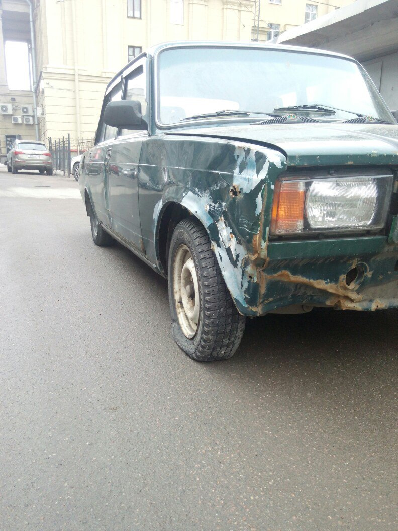 Помыл машину — спустило колесо — Lada 21073, 1,5 л, 2005 года | поломка |  DRIVE2